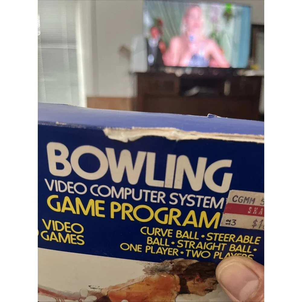 Vintage Bowling Atari 2600 1978 NEW SEALED BOX Video Game Cartridge CX2628 NOS